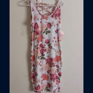 Ivory Floral dress